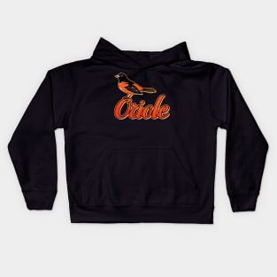 'Vintage Oriole Bird' Amazing Bird Lover Gift Kids Hoodie